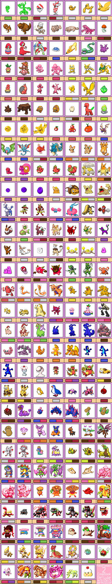 Pokemon Sweet 2 Fan FakeDex by ThatRandomSpriter on DeviantArt.