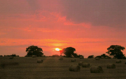 sunset in crostwick