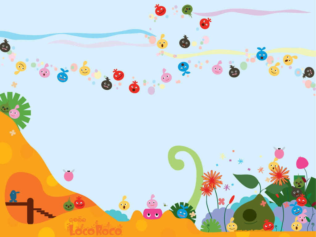 LocoRoco Wallpaper by Starcharms on DeviantArt