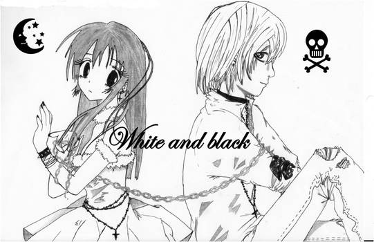 White and black