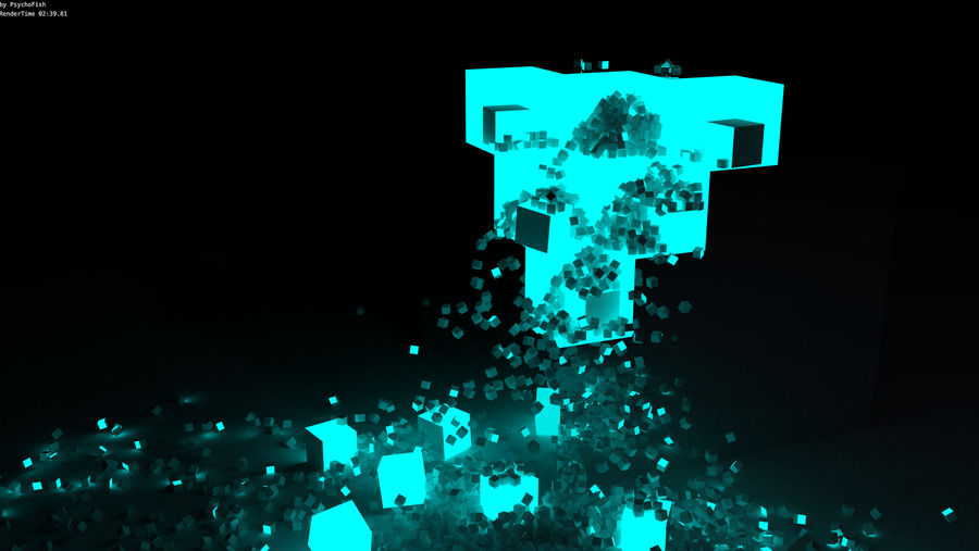 Destroyed Cube by PsychoFisch on DeviantArt