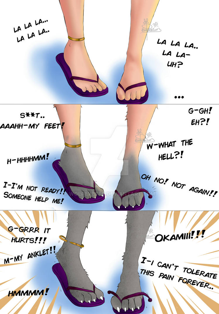 Yuki's feet tf by WolfeveTFs on DeviantArt