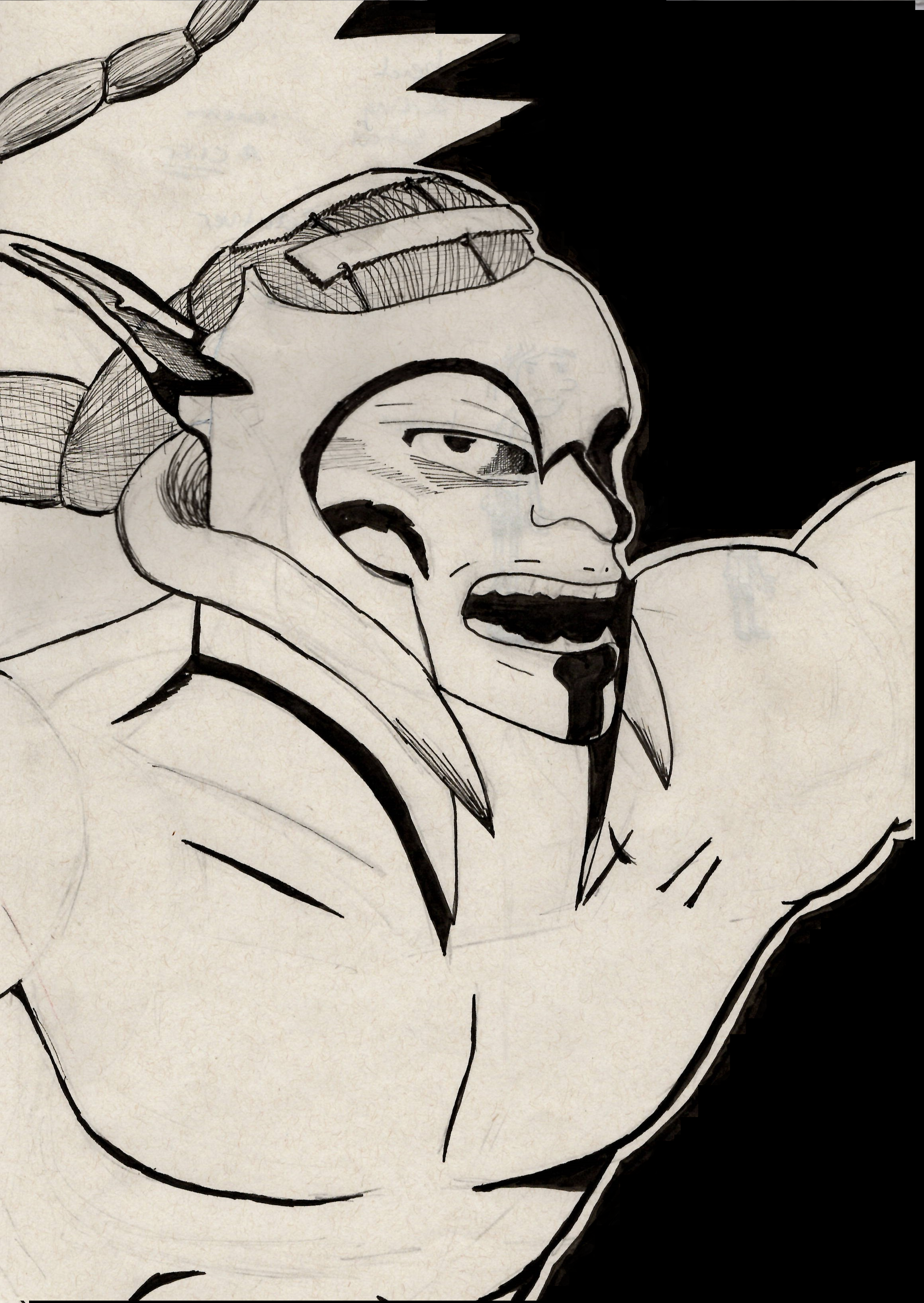 Huskar DOTA2 Lineart