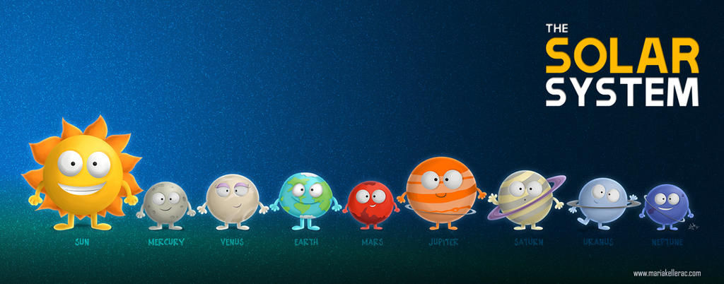 The Solar System by KellerAC on DeviantArt