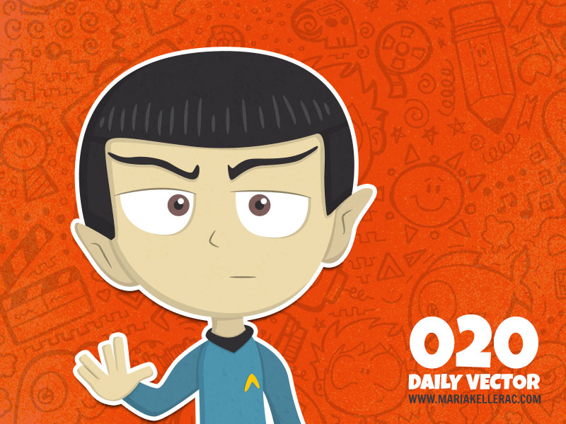 Daily Vector - 020 (Live long and prosper)