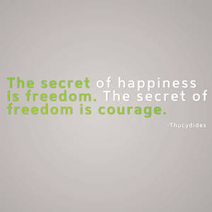Freedom is Courage
