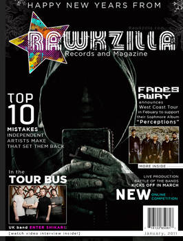 Rawkzilla Magazine Cover