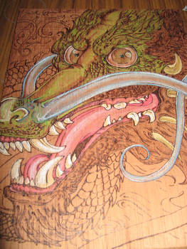 dragon pirograbado 04