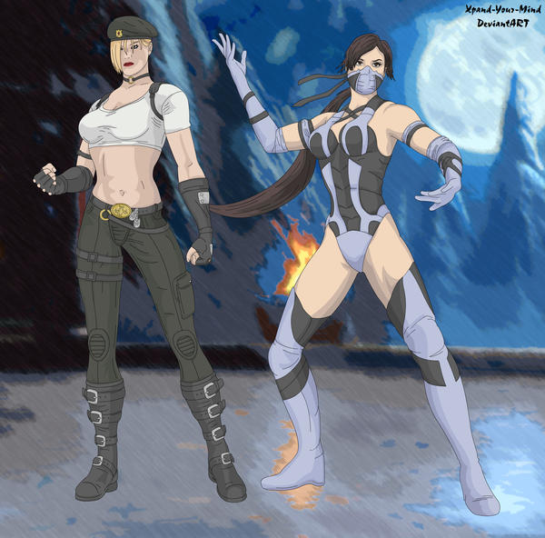 Kitana, Sonya Blade - Kombat