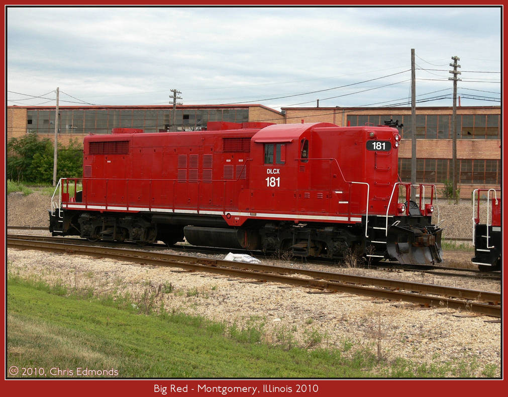 Large Red Train Big Red by classictrains on DeviantArt