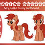 MLP OC Bio Sheet : Surfing Blossom