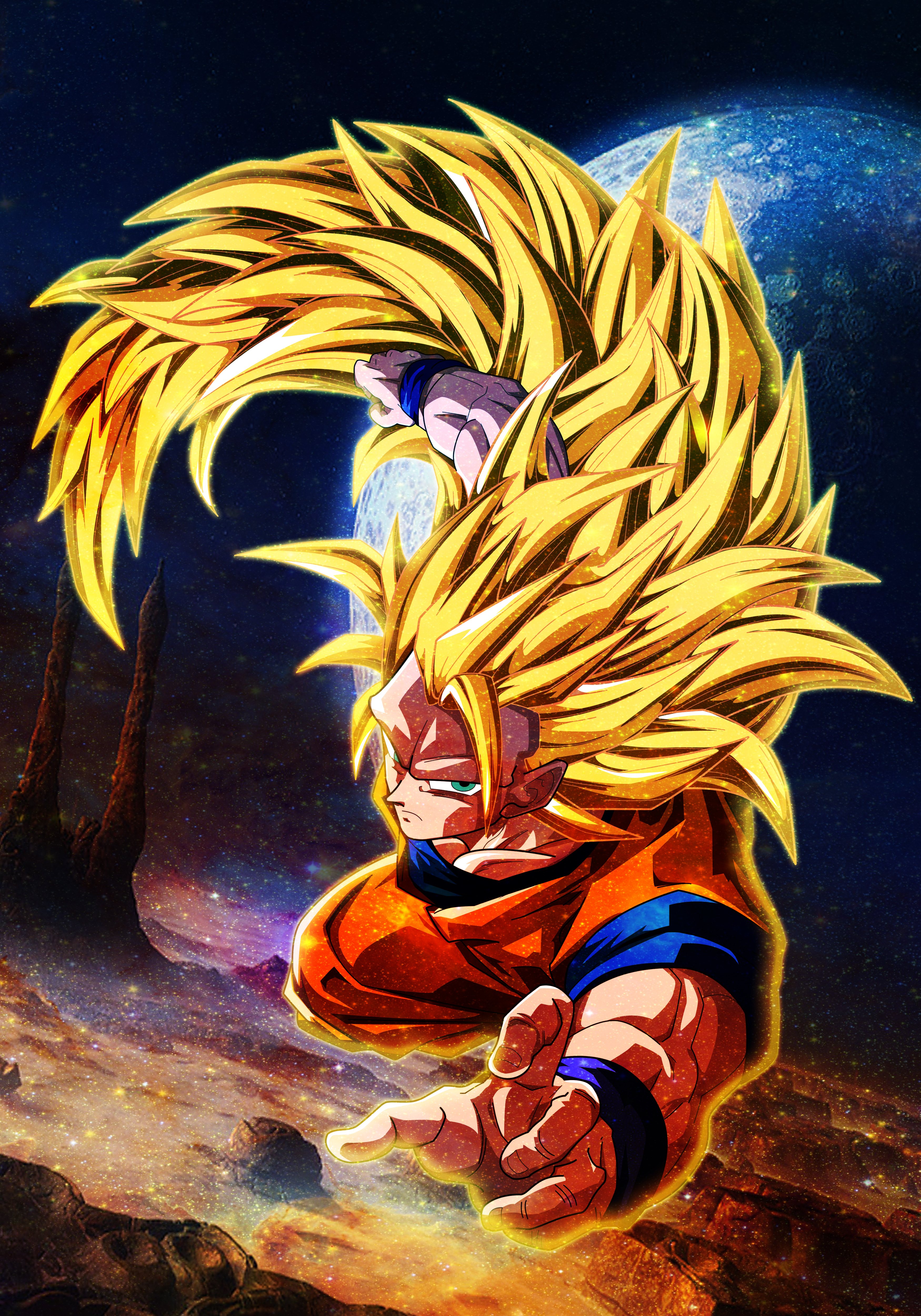 Goku Ssj3 wallpapers by ElvtrKai on DeviantArt Goku Ssj3 wallpapers by ElvtrKai on DeviantArt
