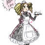 Boceto kawaii maid