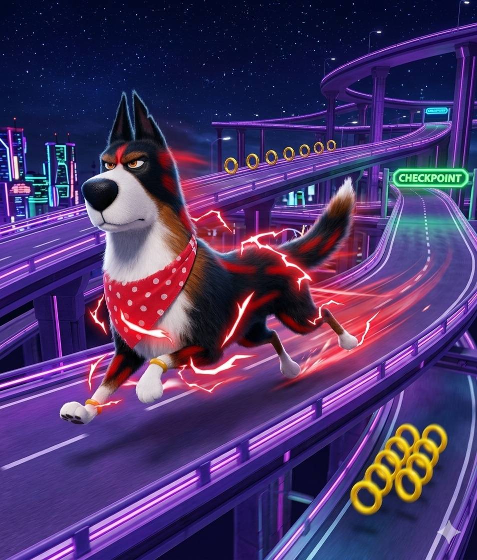 Rooster Riding Dog Rooster Dog (Shadow) in radical highway by MarkTheWolf05 on DeviantArt