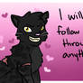 Darkstripe Valentines Card