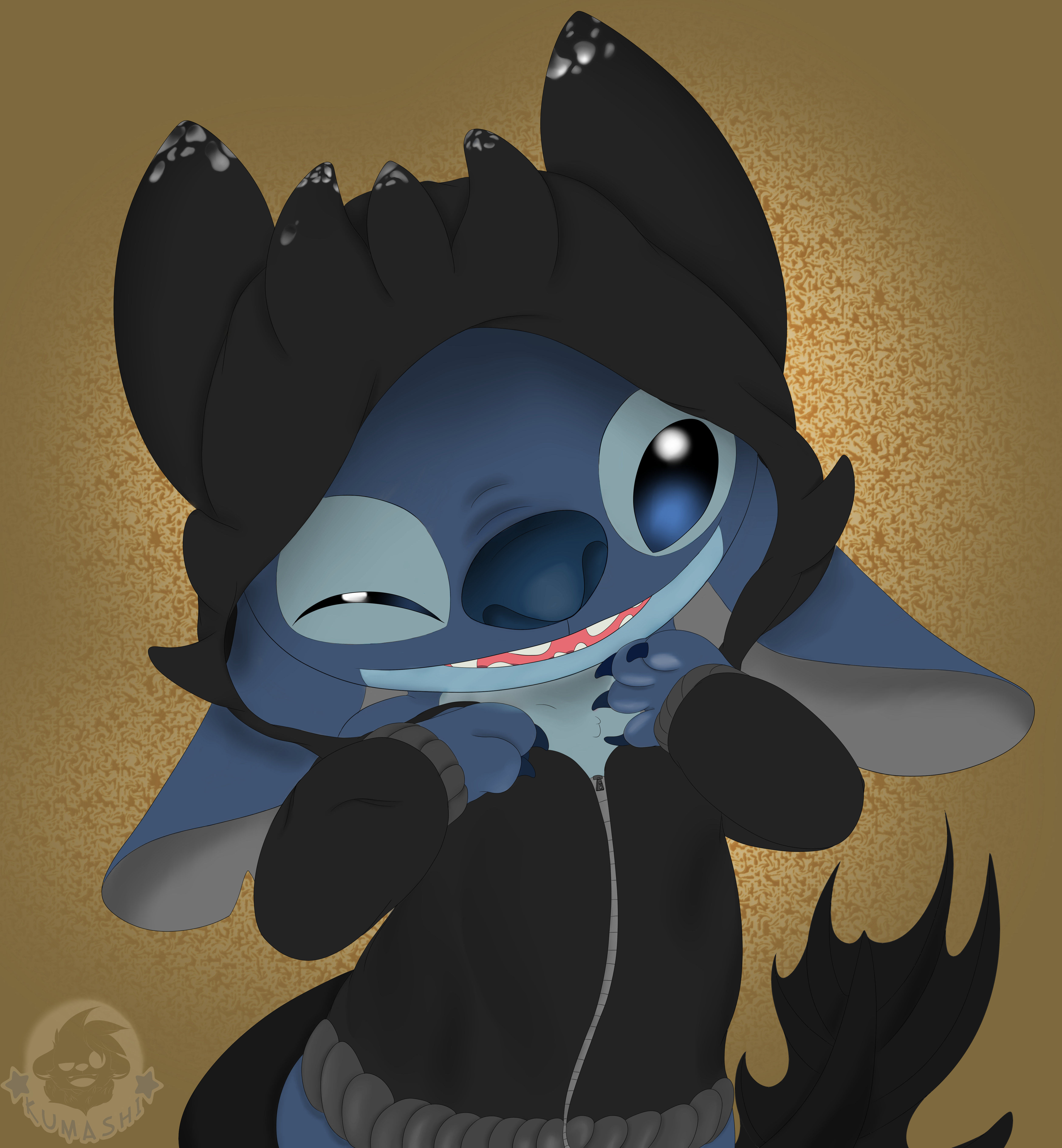 Stitch 2025 toothless hoodie