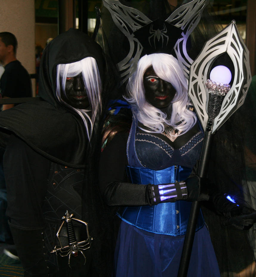 Drow Fighter Drow Priestess by Daniphae on DeviantArt