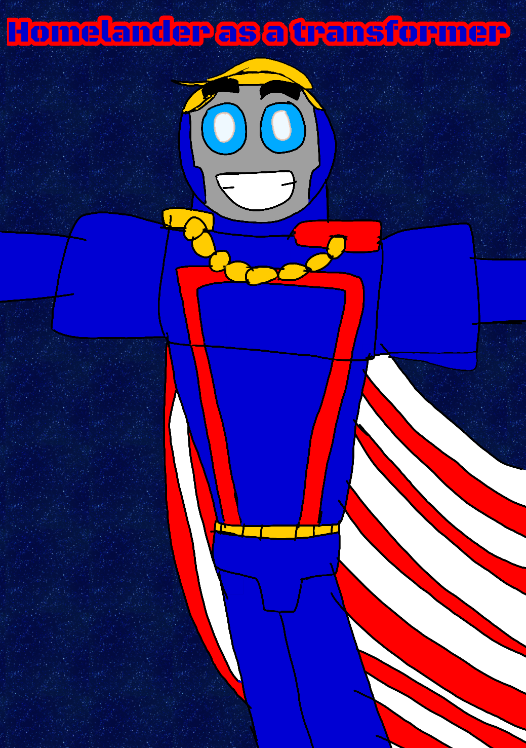 Paper Homelander homelander by therealpepsiprime on DeviantArt
