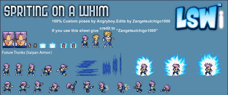 Lswi Trunks Saiyan Armor Preview by ZangetsuIchigo1000 on DeviantArt