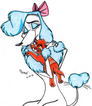 Georgette hugs Oliver (Remake)