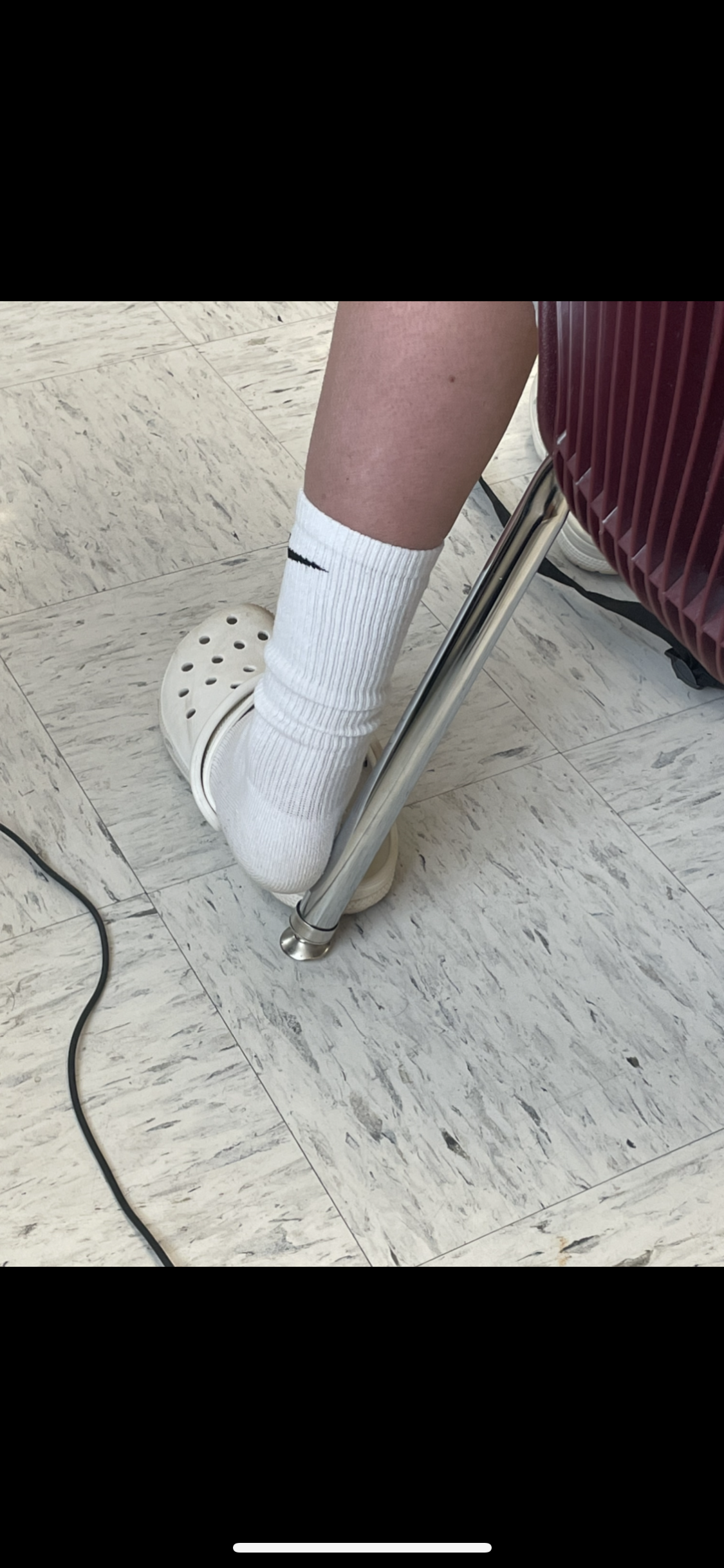 Crocs with 2025 nike socks