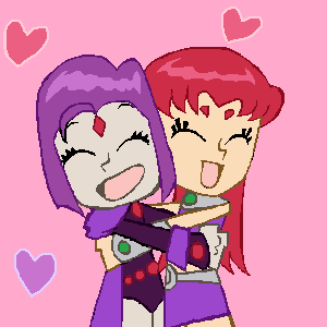 Raven and Starfire by Dice-K on DeviantArt