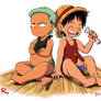 One Piece - Luffi and Zoro