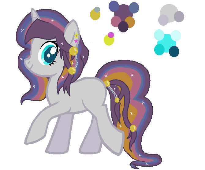 Requested Space Theme Pony for inkamena-less