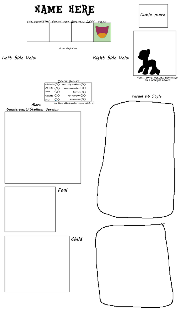 Reference sheet base by LieutenantKyohei on DeviantArt