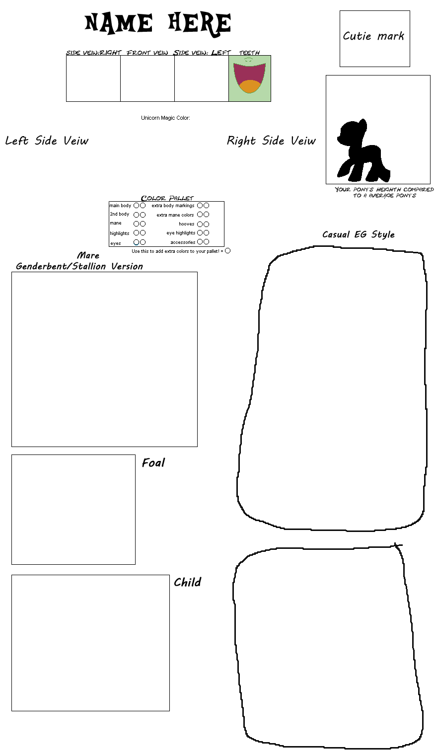 Reference sheet base by LieutenantKyohei on DeviantArt