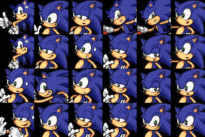 sonic faceset -rpg maker-