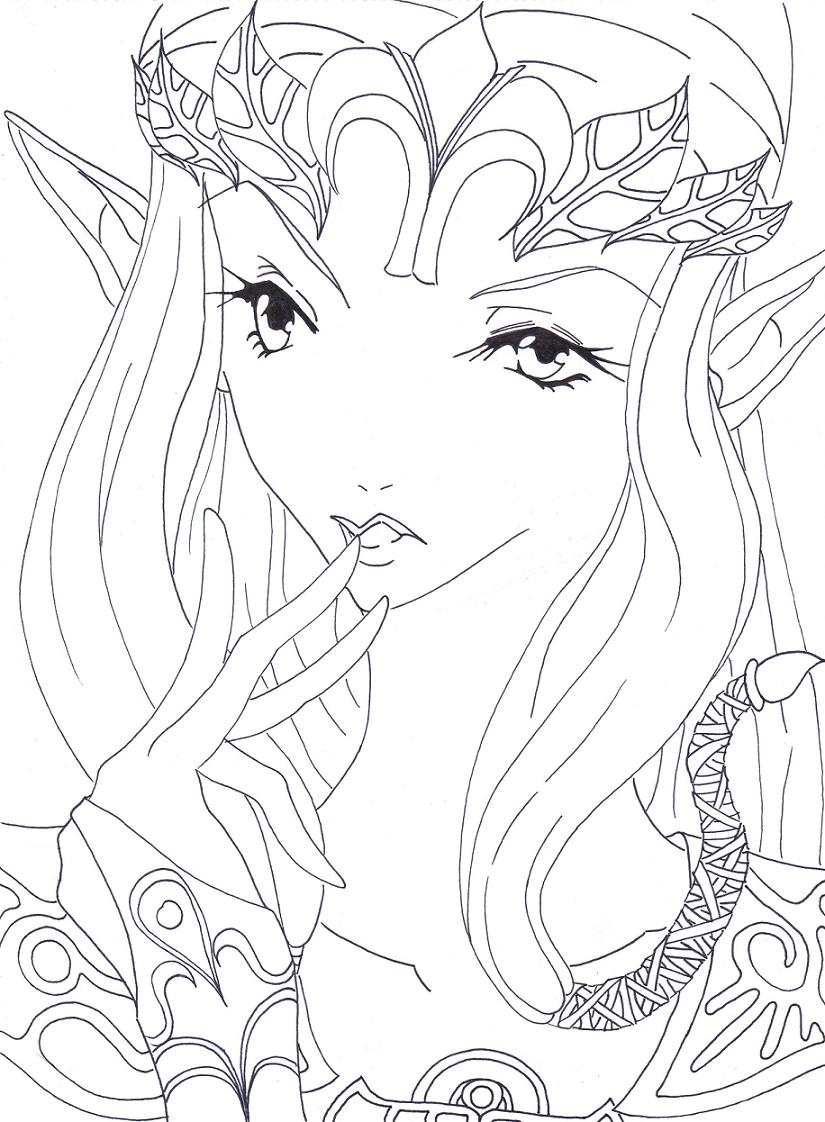 Twilight Princess - Line Art