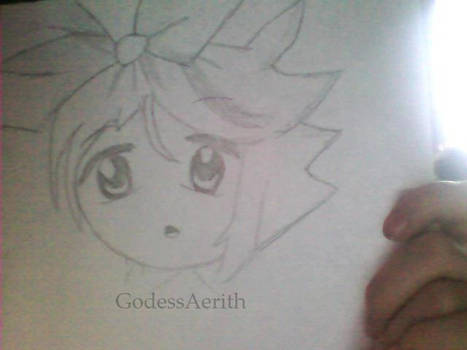 Random Drawing ~ Kinda looks like Rin.