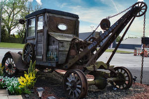Antique tow truck