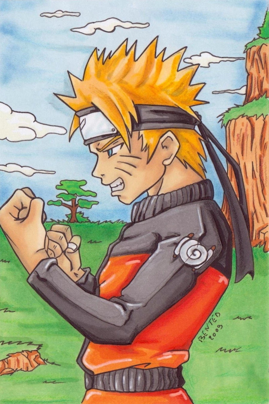 naruto face a face by bented17 on DeviantArt