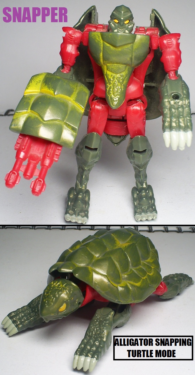 Beast Wars figures: Snapper.