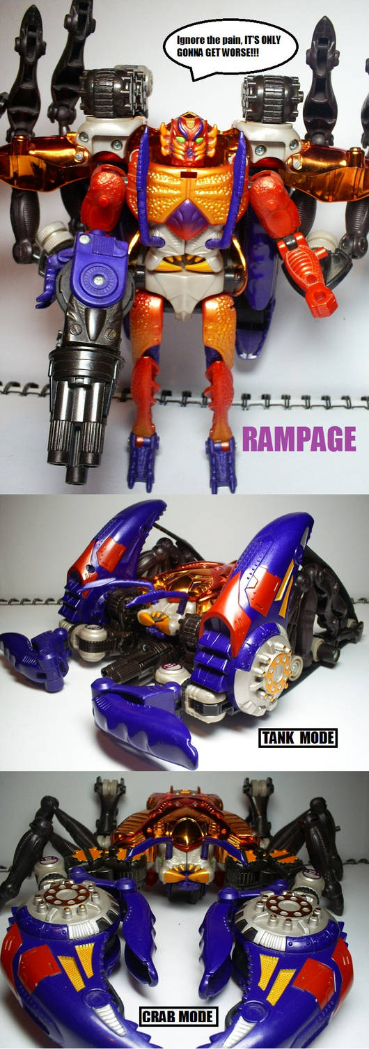Beast Wars figures: Rampage. by Lugnut1995 on DeviantArt