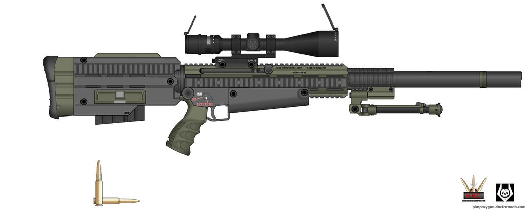 HAC .308 'DeadAir' Suppressed Sniper Rifle (SSR)