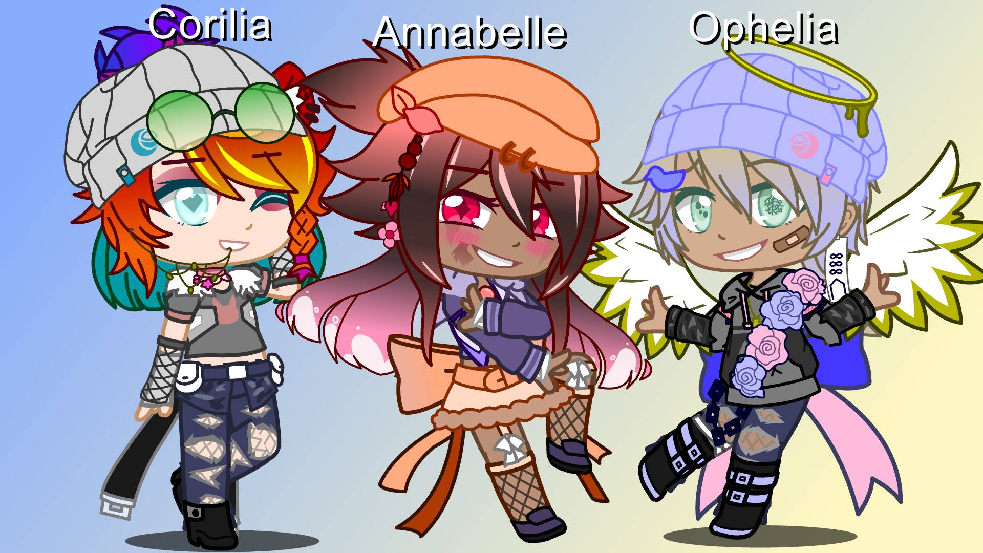 5 FREE ocs for boy / Gacha Club / Mey 