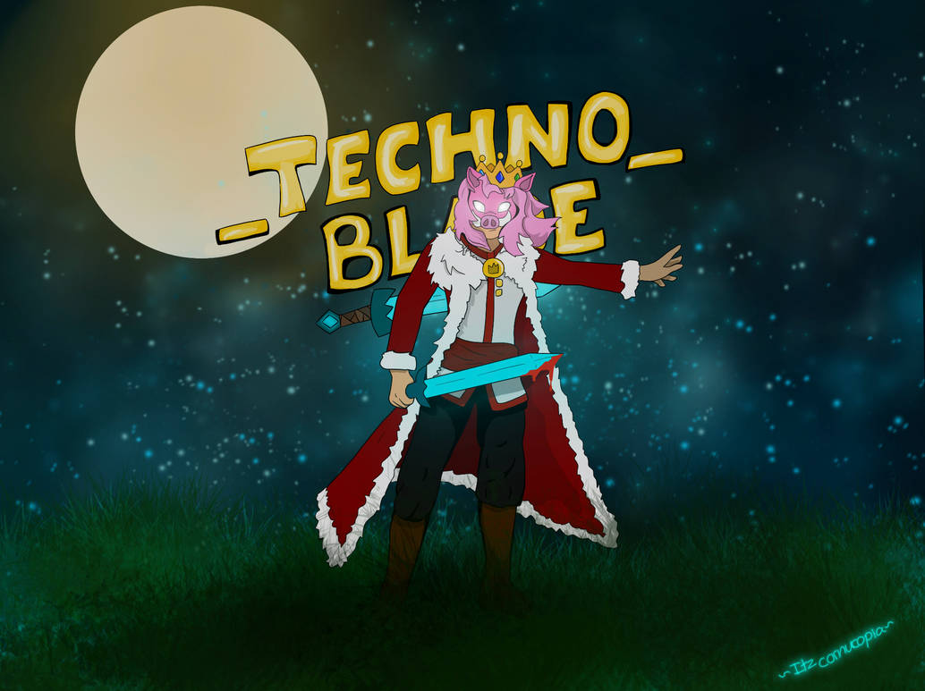 thank you, technoblade, for everything by randompasserbyer on DeviantArt