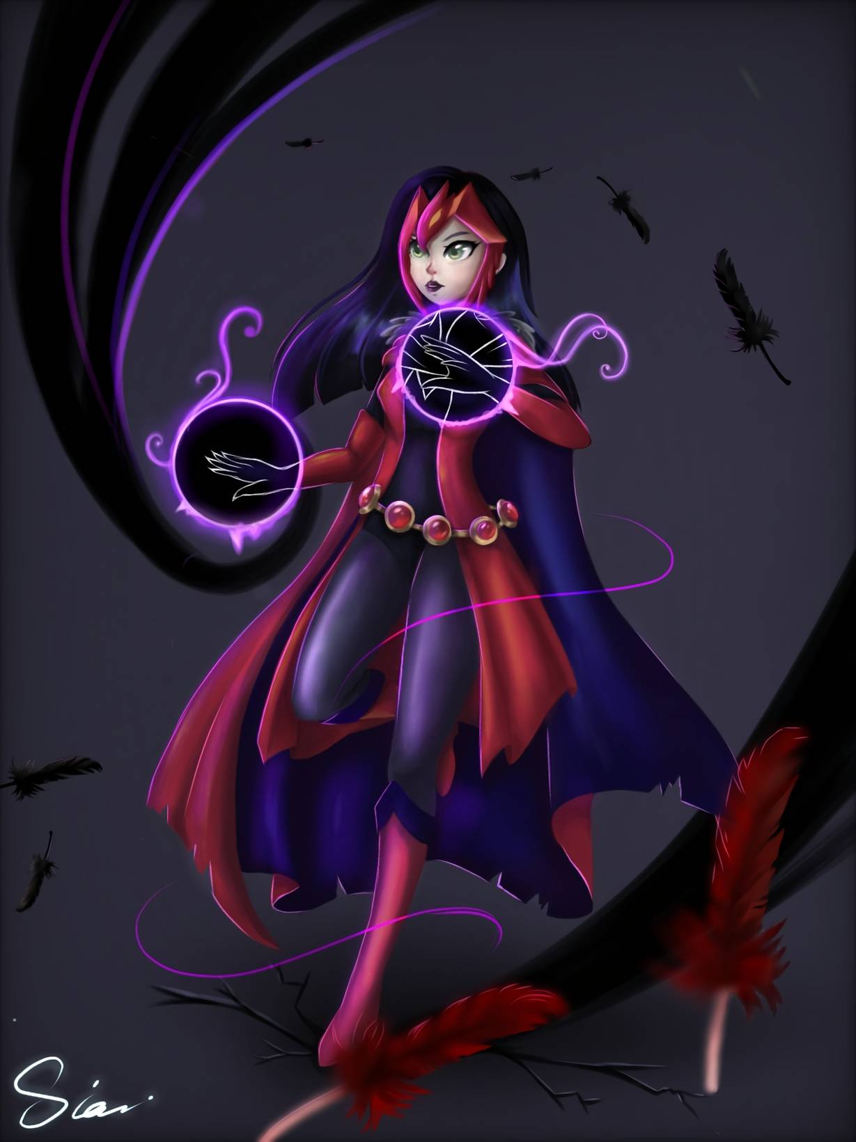 Scarlet Rav Scarlett Raven-AmalgamAgain by Midna77 on DeviantArt