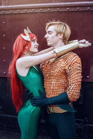 Aquaman and Mera Cosplay by Galactic-Reptile Aquaman and Mera Cosplay by Galactic-Reptile