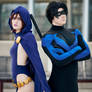 Nightwing and Raven Cosplay