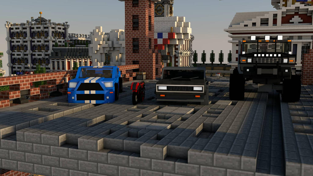 Minecraft Vehicles Track Work Minecraft Vehicles by XerxesGWX on DeviantArt