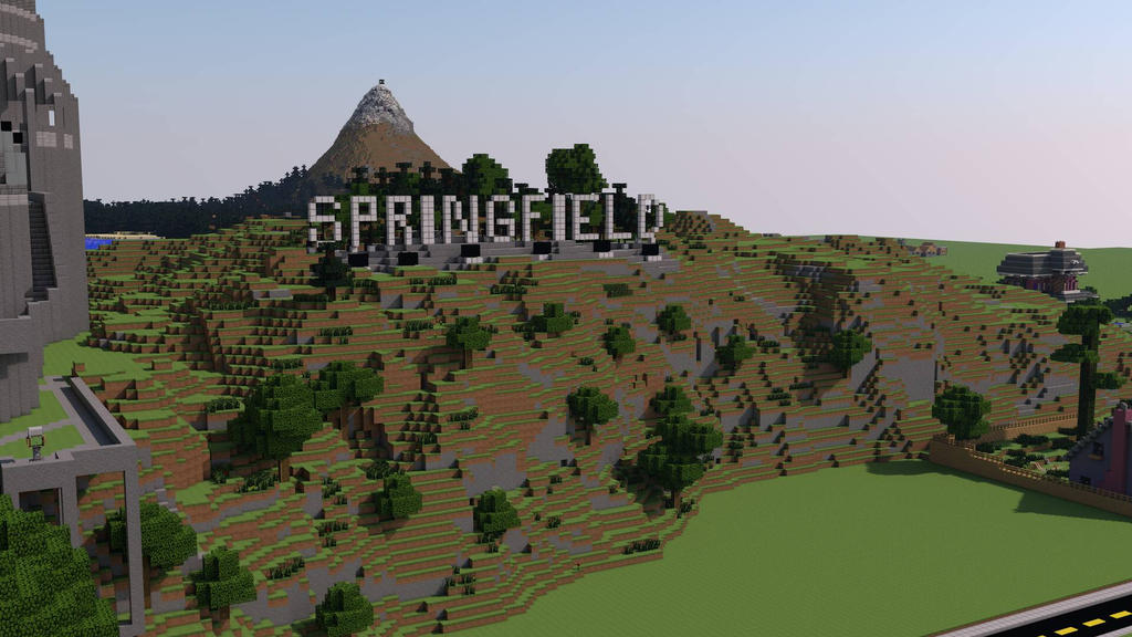 Springfield In Minecraft by XerxesGWX on DeviantArt