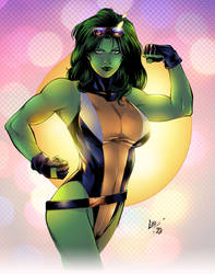 She Hulk Colors - Coppertone