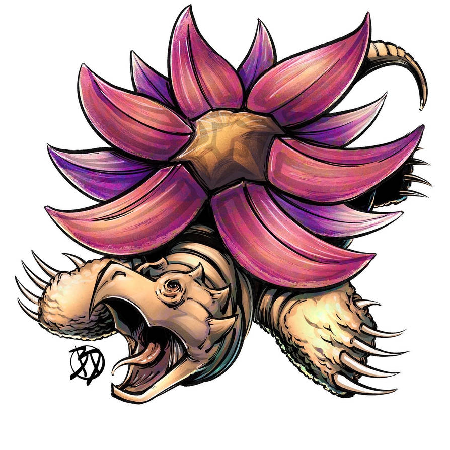 Recursion Flower Turtle Creatuanary Day 24: Flower Turtle by BDStevens on DeviantArt
