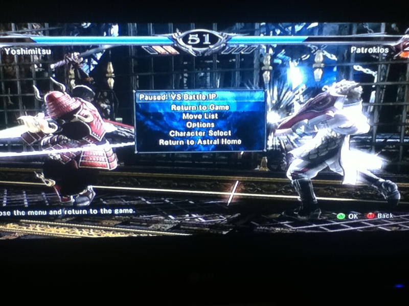 Soul Calibur V, Yoshimitsu Vs Patroklos