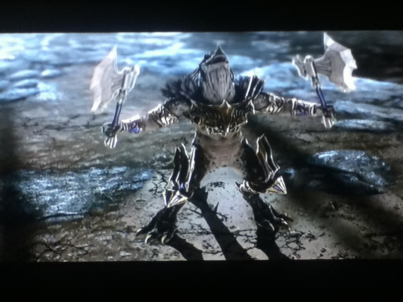 Soul Calibur V, Aeon Calcos wins!