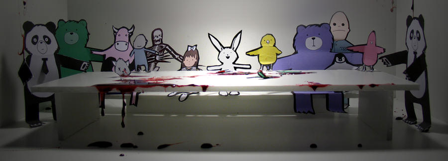Last Supper Rabbit The Last Rabbit's Supper by eatcakedrinkblood on DeviantArt